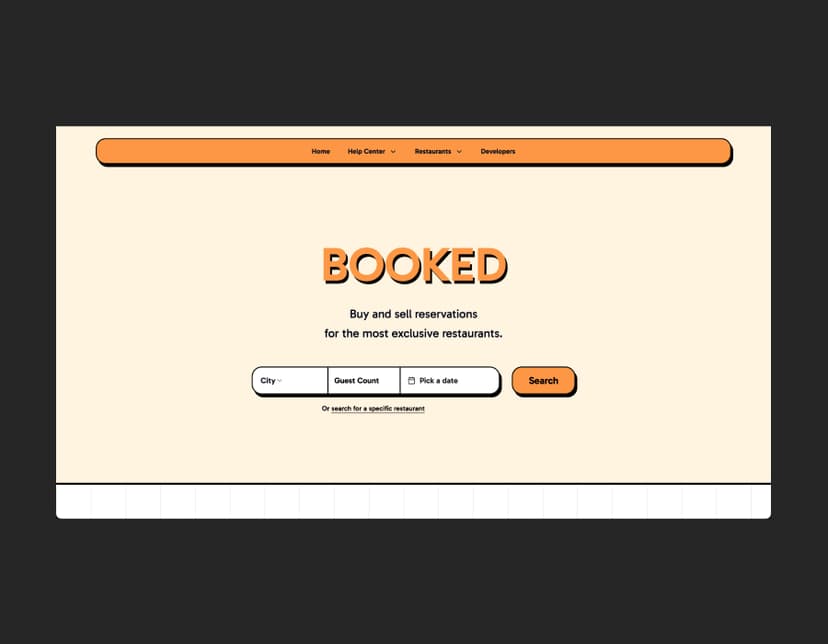 Booked reservation marketplace